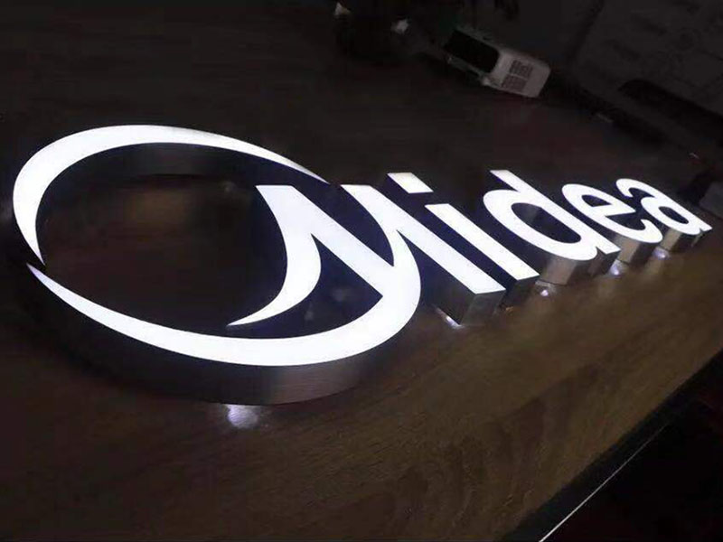 桂林龙胜树脂字厂家分享led不锈钢发光字
