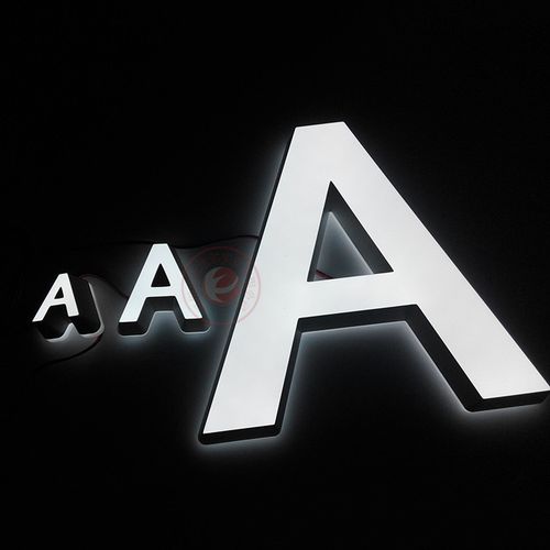 迷你发光字制作 led 亚克力多面发标识 品质保障一手招牌厂家
